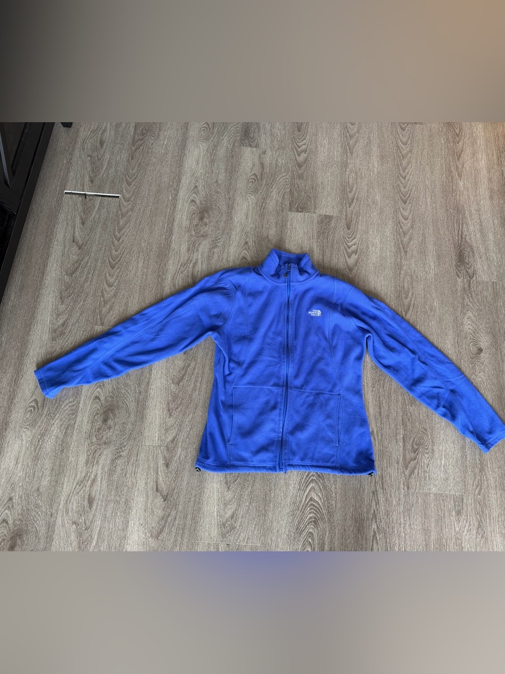 The North Face Cobalt Blue Fleece Zip Up Jacket Medium Womans